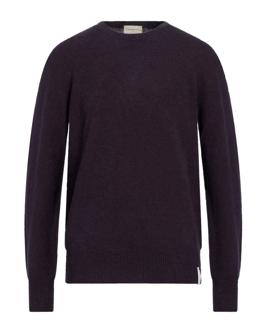 Brooksfield Blue Dark Sweater Virgin Wool, Polyamide for men