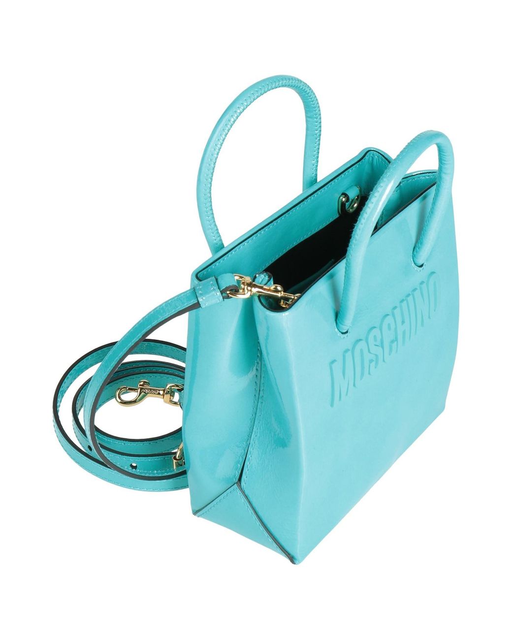 Moschino Blue Handbag Leather