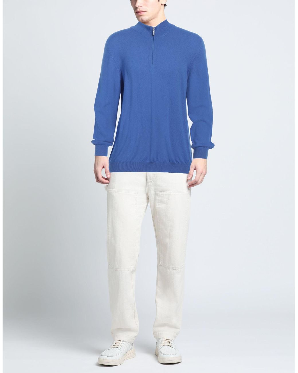 Gran Sasso Blue Turtleneck for men