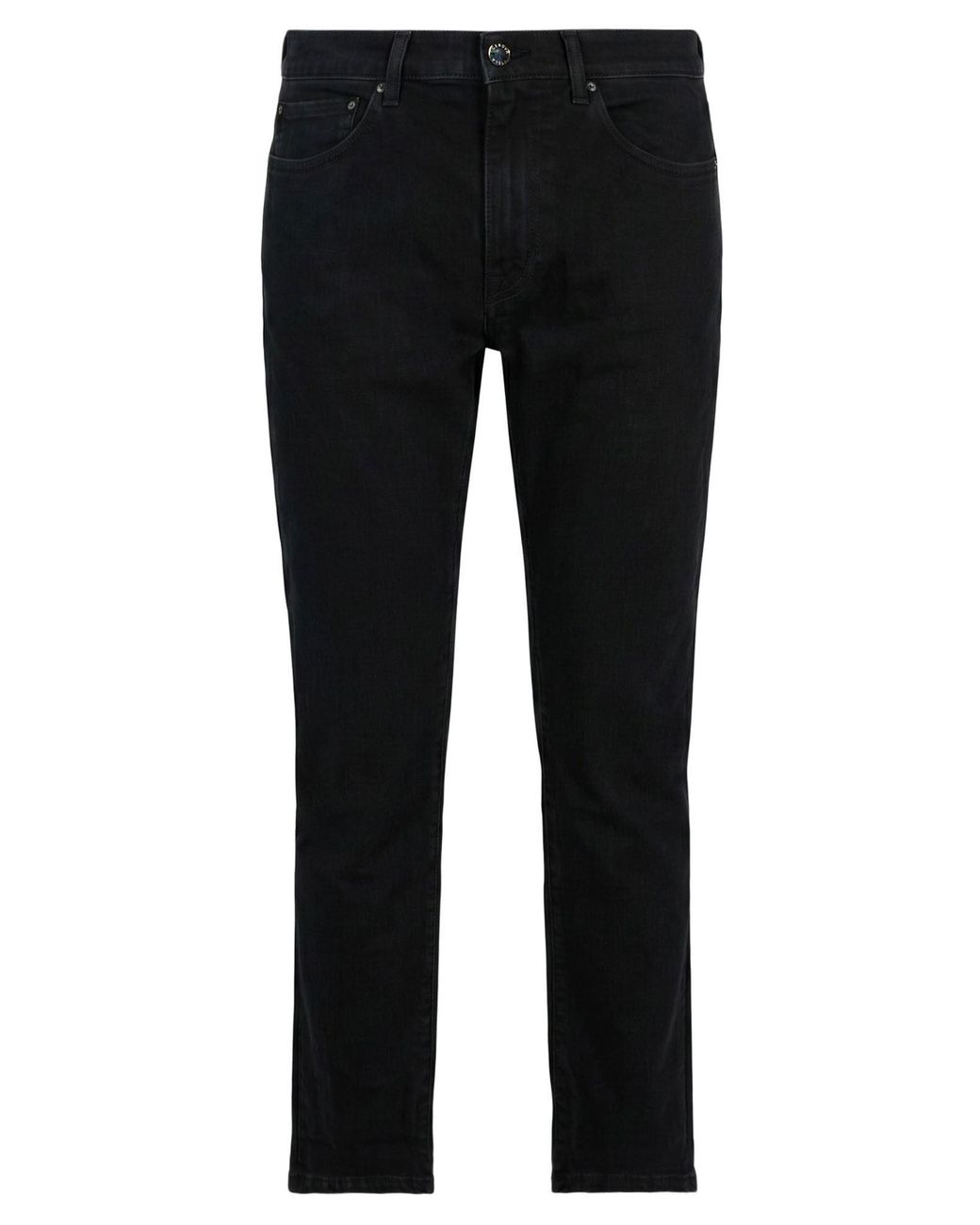 Tela Genova Black Jeans Organic Cotton, Polyester, Elastane for men