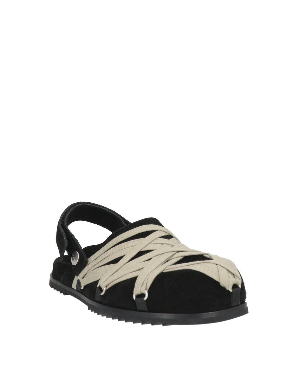 Rick Owens Black Mules & Clogs Leather