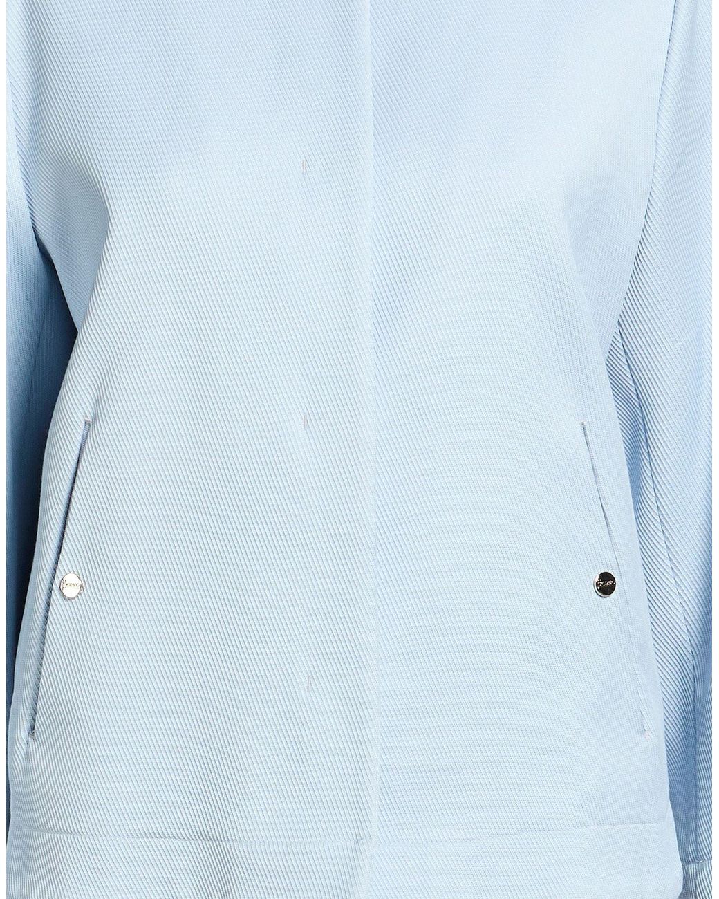 Herno Blue Jacket Cotton, Elastane