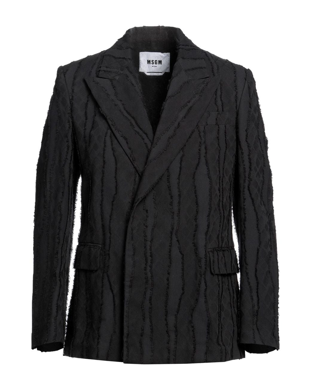 MSGM Black Blazer for men