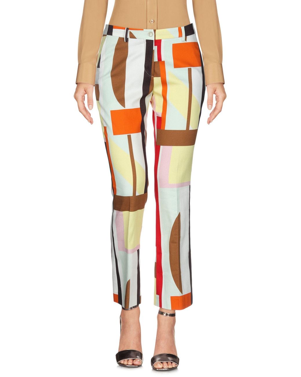 PT Torino Orange Pants Cotton, Elastane