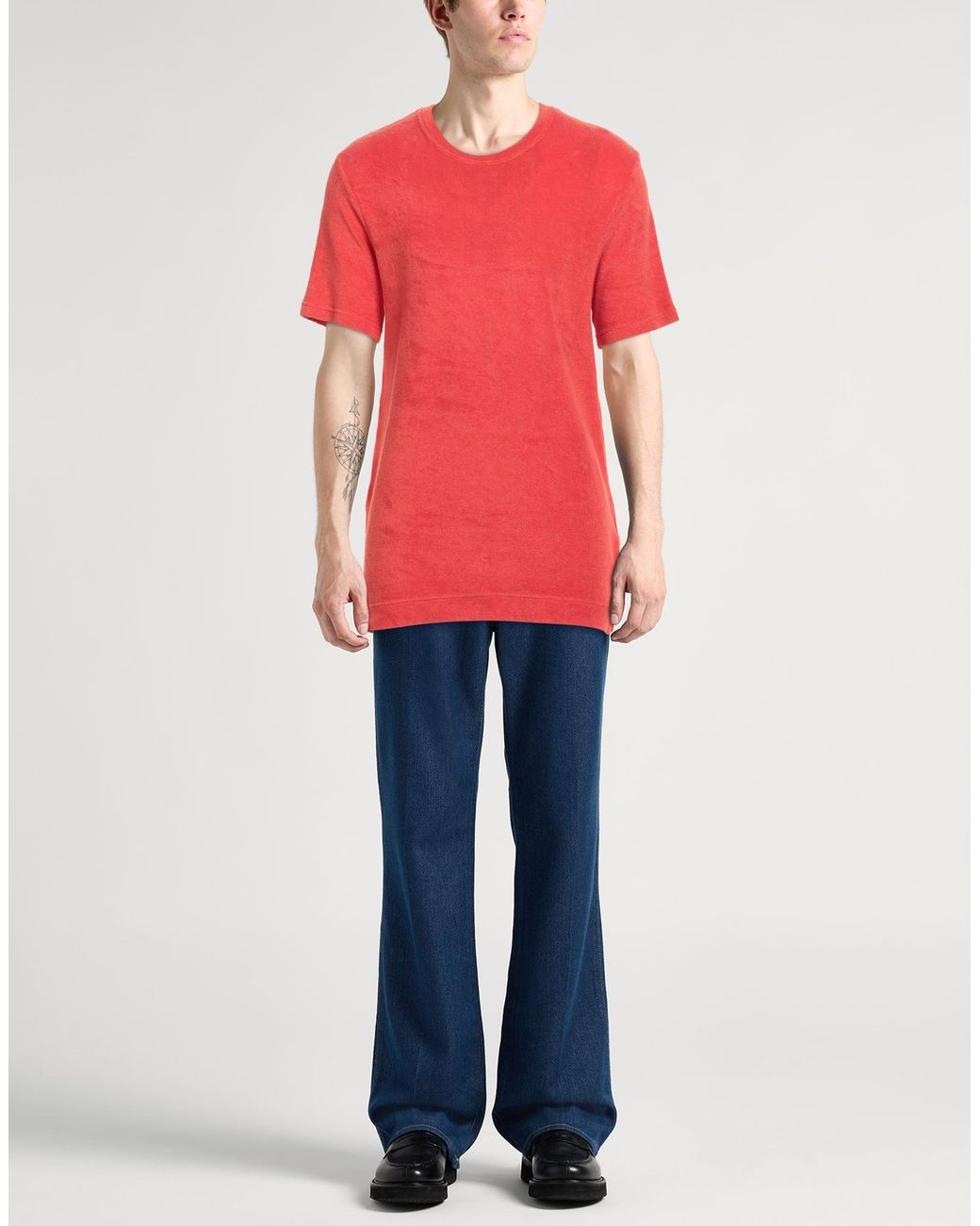 Fedeli Red T-Shirt for men