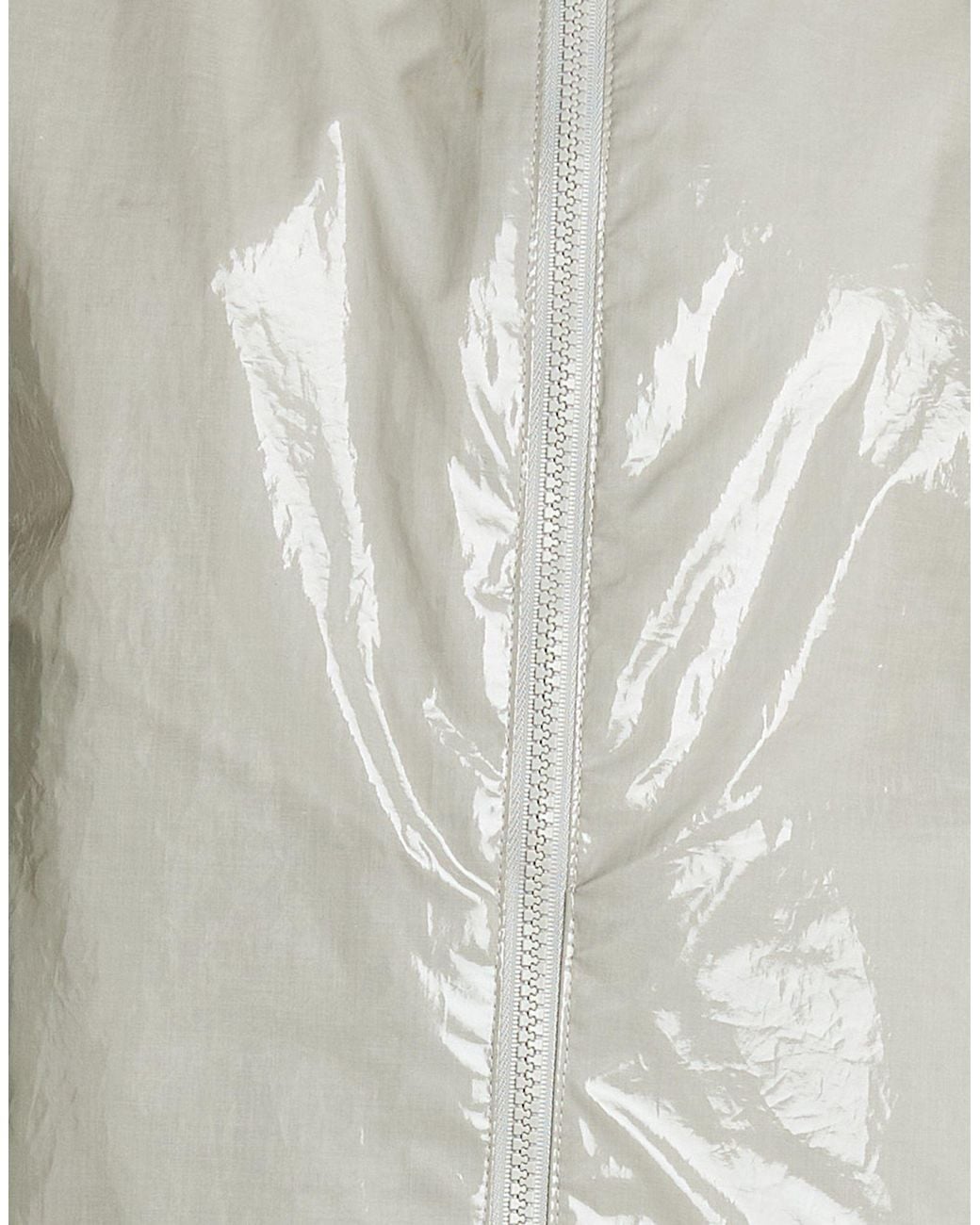 Panicale Gray Jacket Polyurethane, Cotton