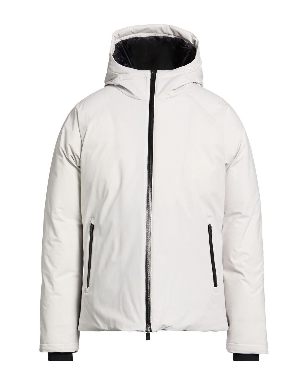 Herno White Laminar Light Puffer Polyester for men
