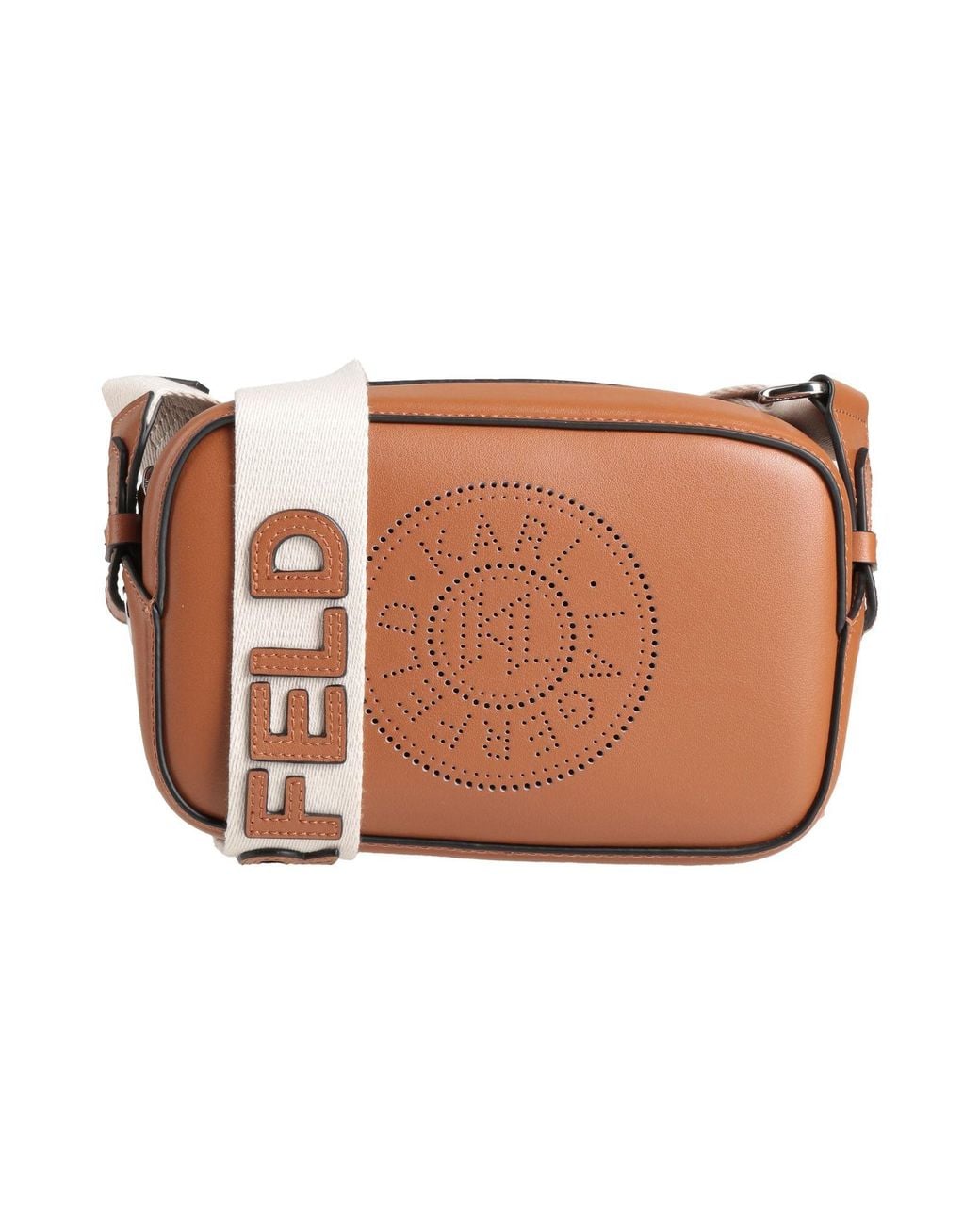 Karl Lagerfeld Brown Cross-Body Bags