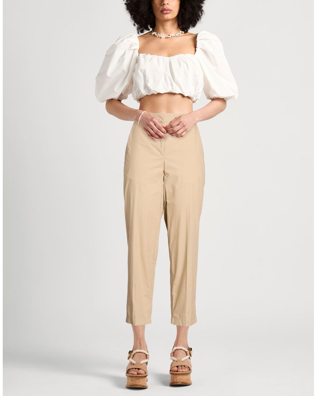 SEVENTY VENEZIA Natural Pants