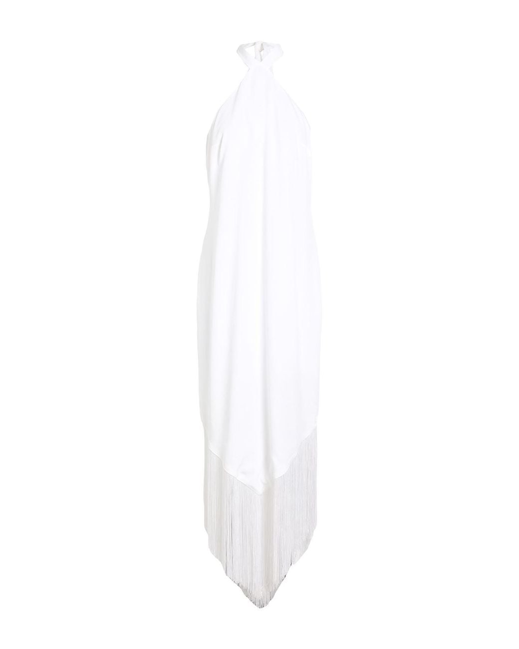 Taller Marmo White Maxi Dress Acetate, Viscose
