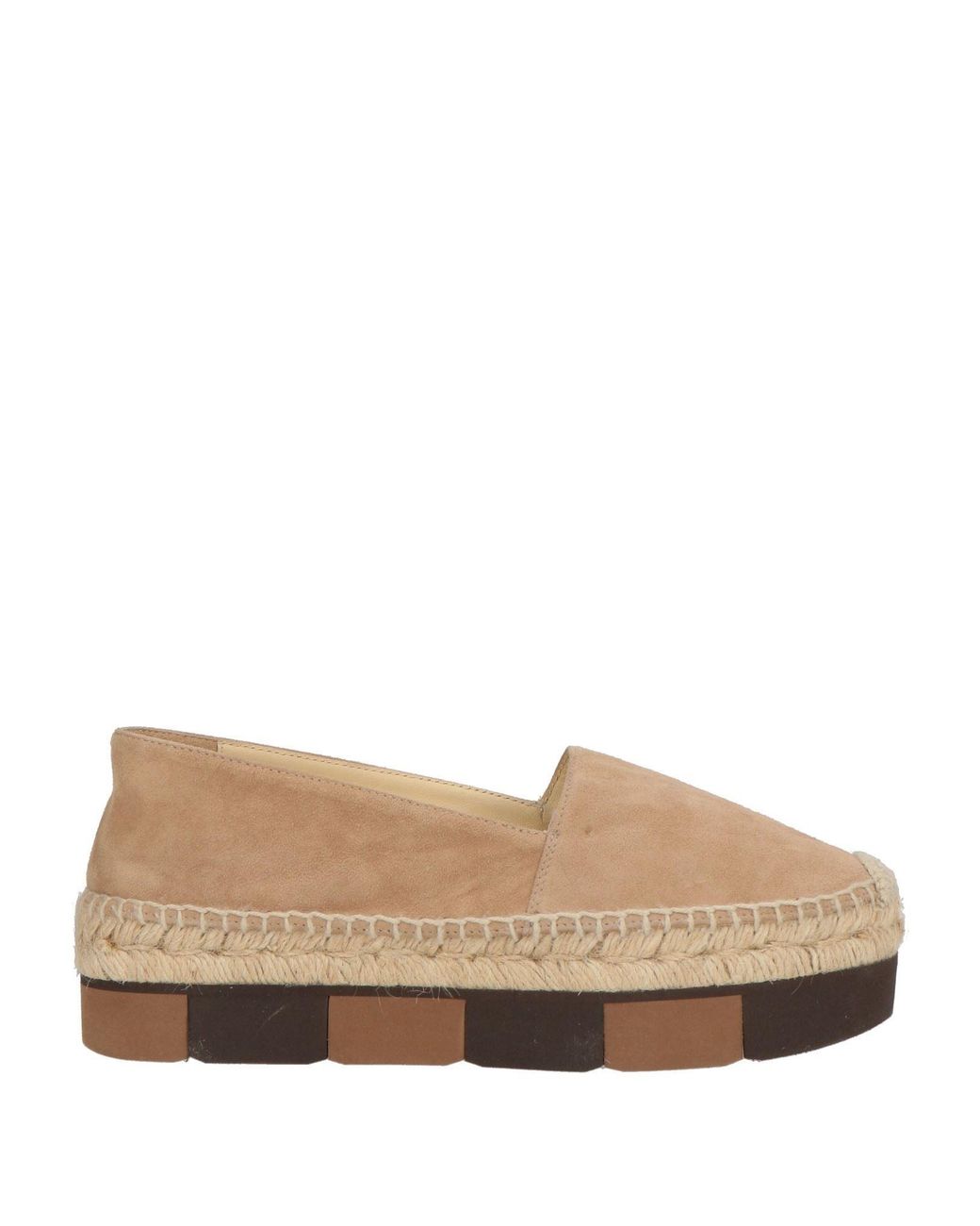 Paloma Barceló Brown Camel Espadrilles Leather