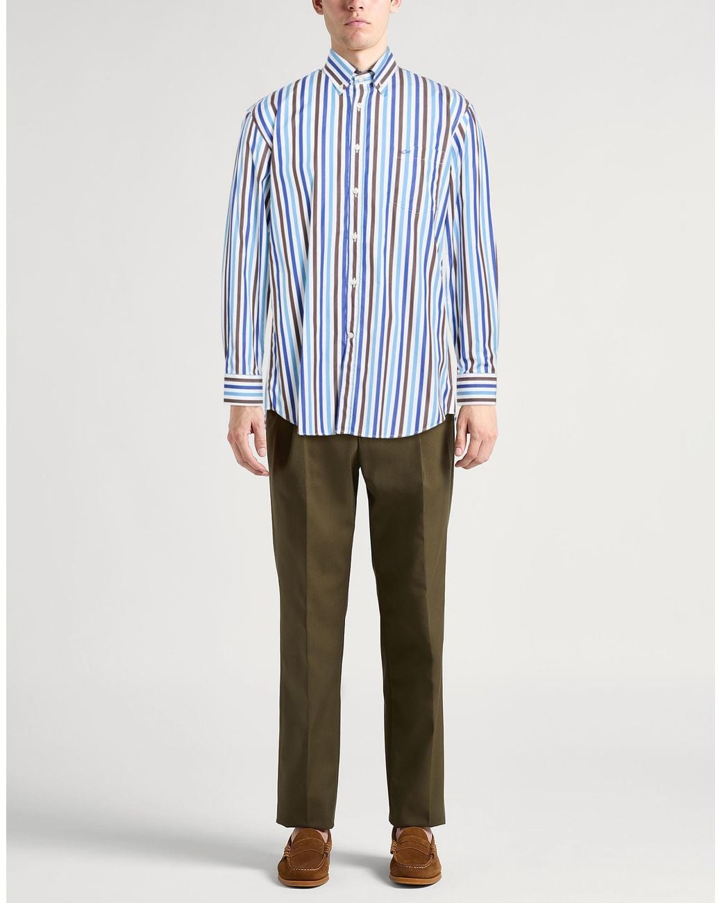 Paul & Shark Blue Shirt Cotton for men