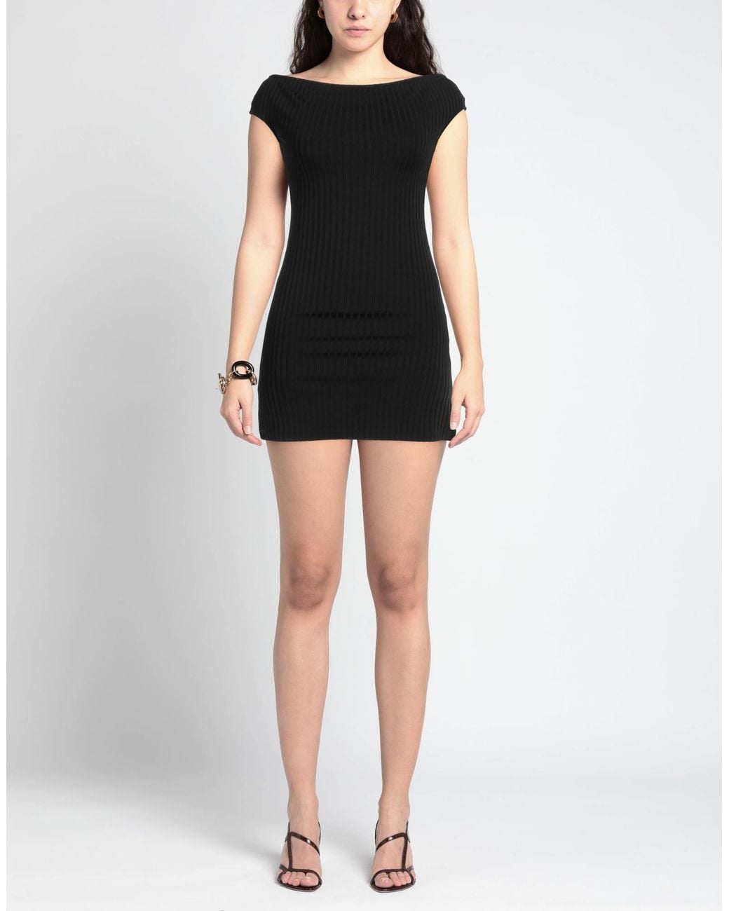 AMI Black Mini-Kleid