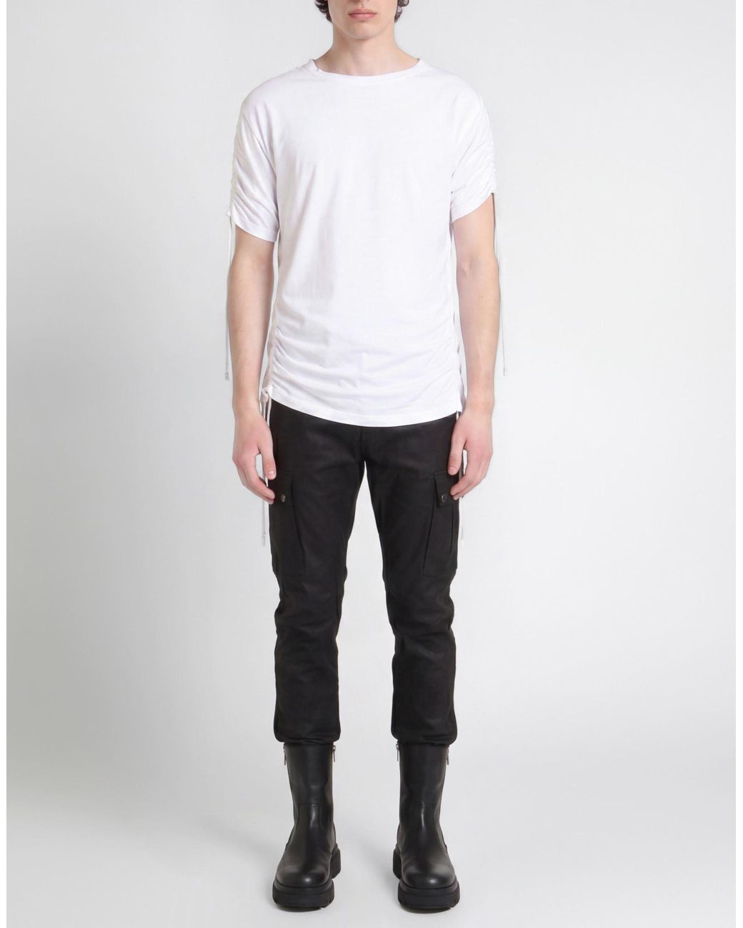 Balmain White T-Shirt for men
