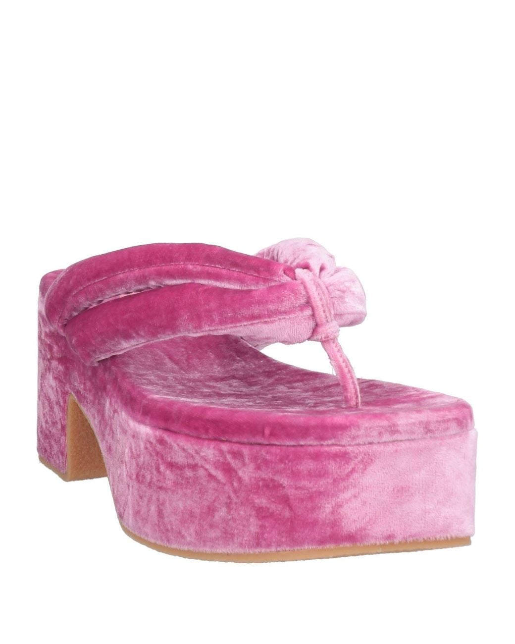 Dries Van Noten Pink Thong Sandals