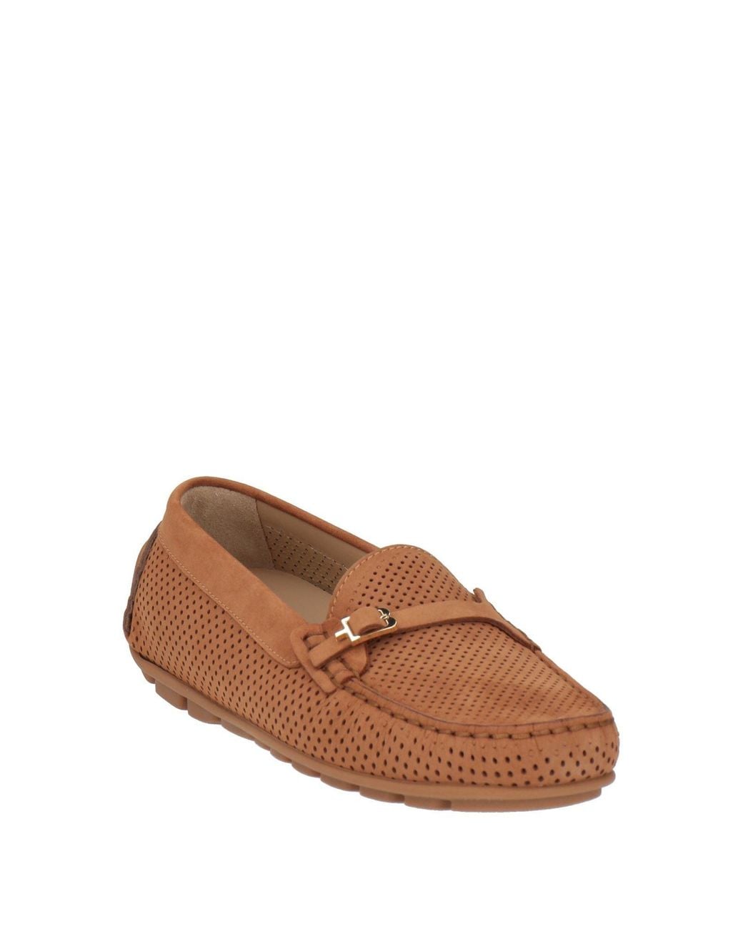 Baldinini Brown Tan Loafers Leather