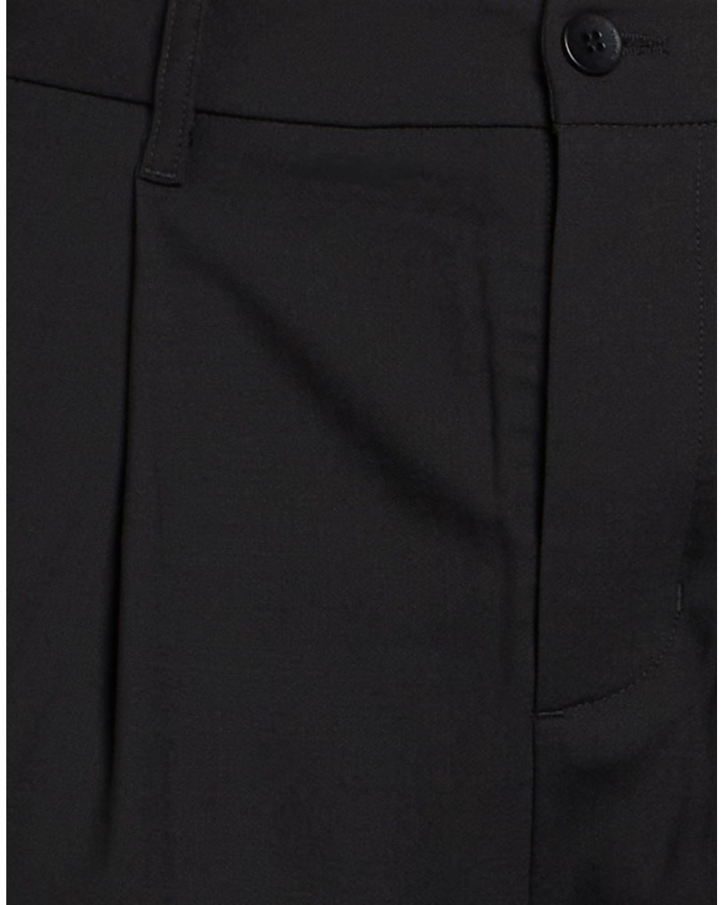 Thinking Mu Black Pants Wool, Elastane for men