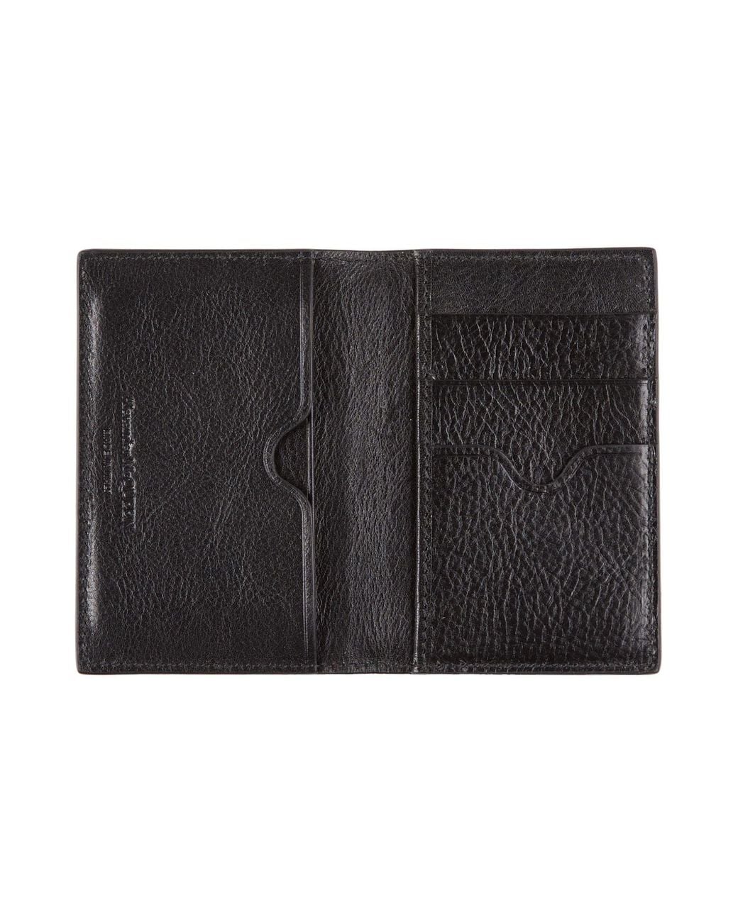McQueen Black Cardholder Leather for men