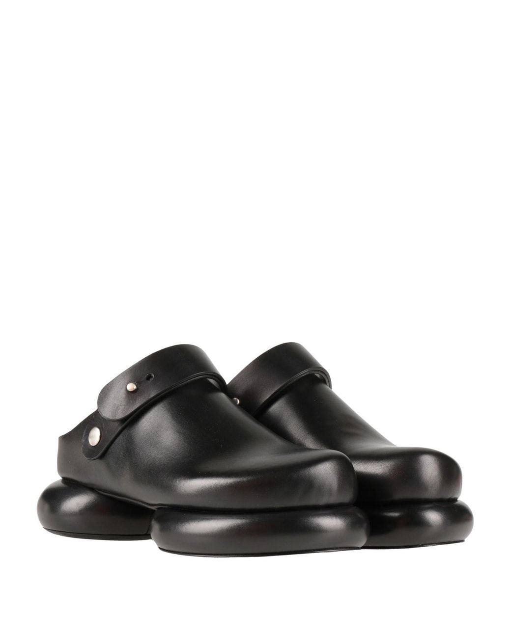 Jil Sander Black Mules & Clogs Leather
