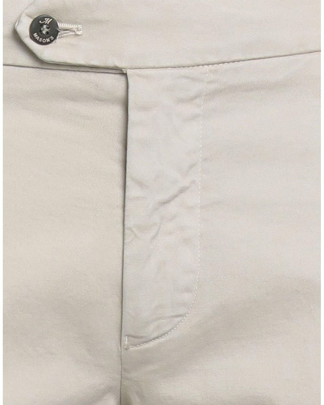 Mason's Gray Pants Cotton, Elastane for men