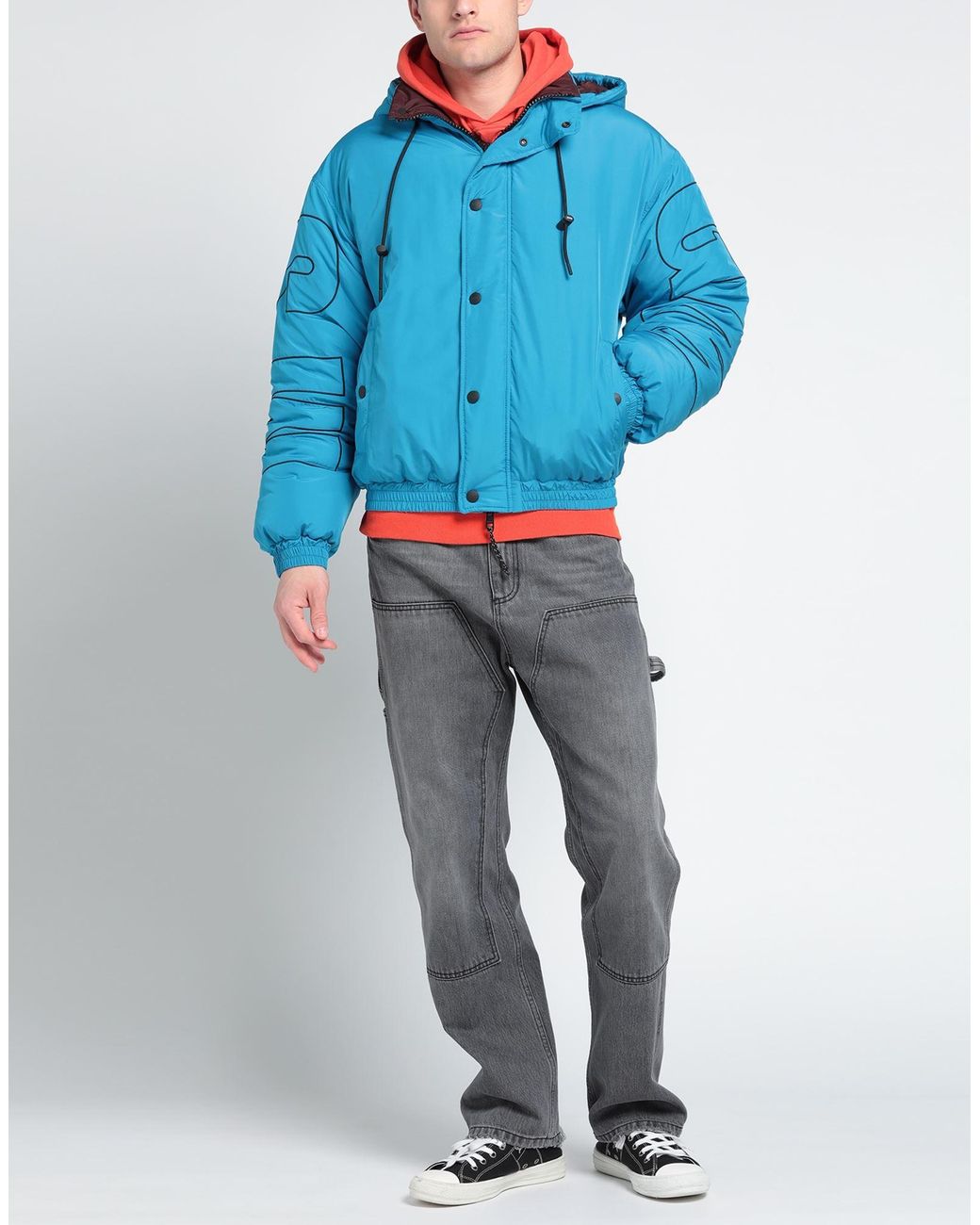 MSGM Blue Jacket for men