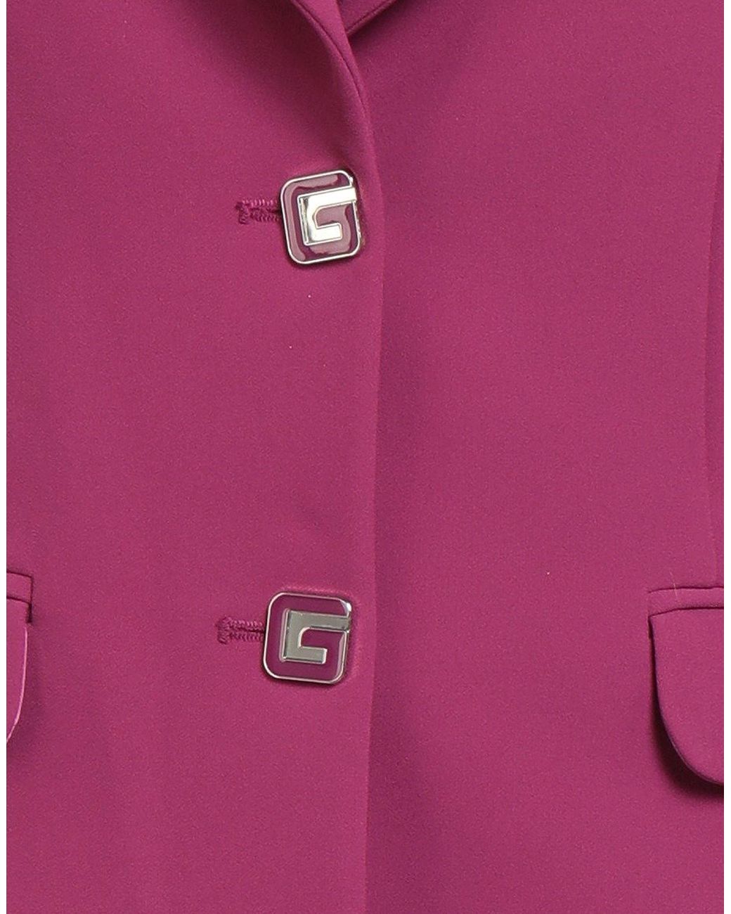 Gaelle Paris Pink Mauve Blazer Polyester, Elastane