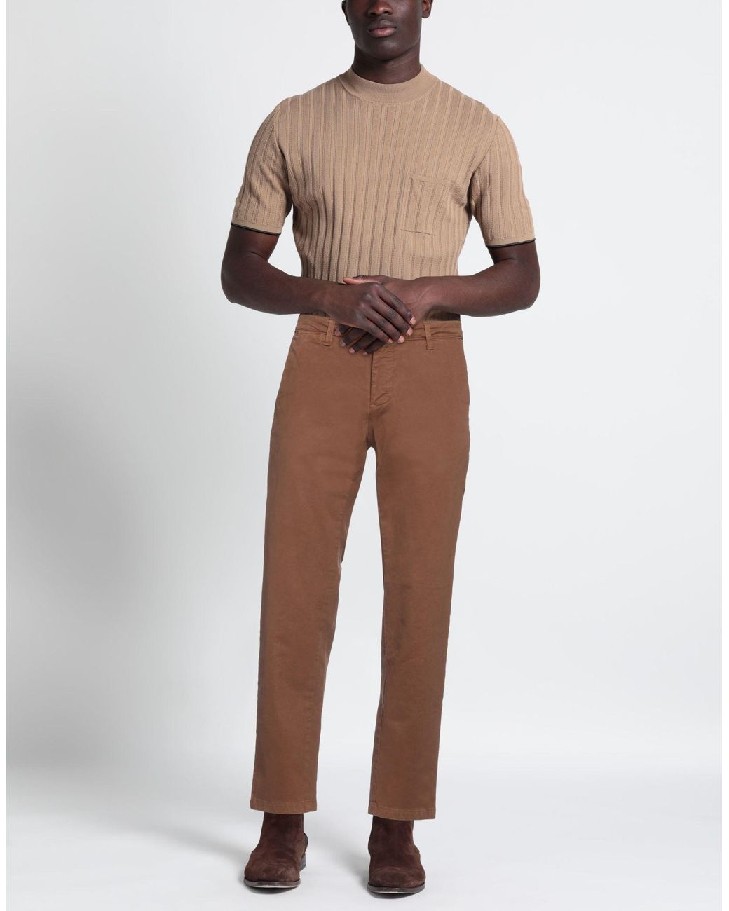 GROOWE Brown Pants for men