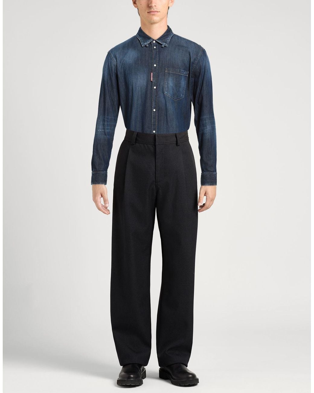 Camicia Jeans di DSquared² in Blue da Uomo