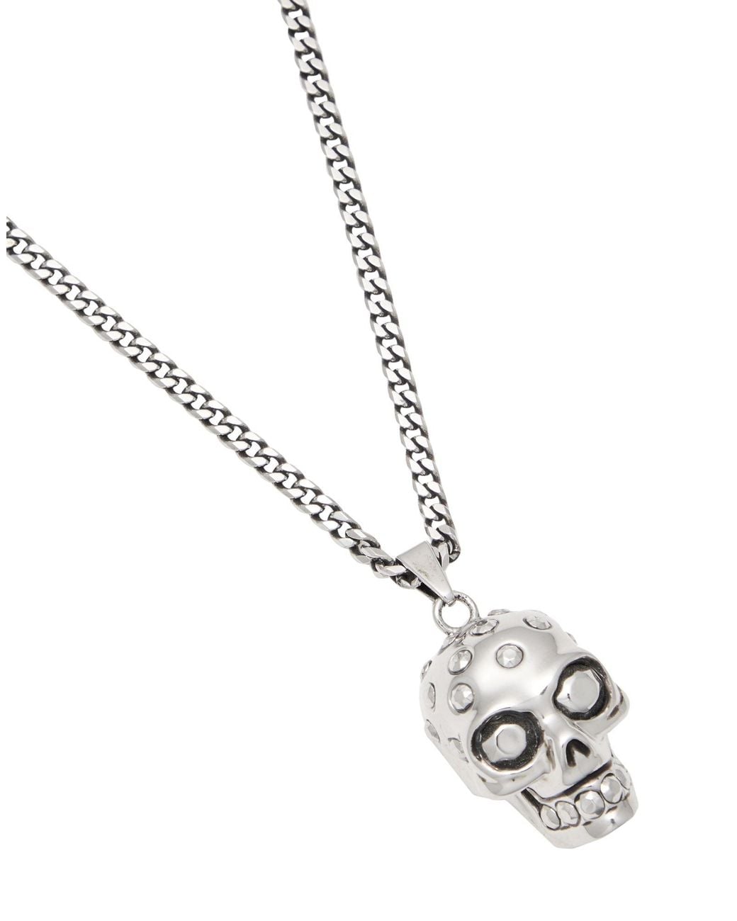 McQueen Metallic Necklace Metal for men