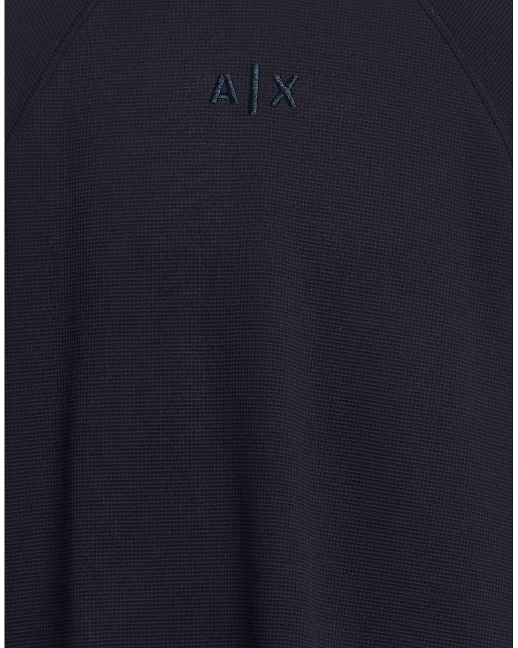 ARMANI EXCHANGE Blue Midnight Sweatshirt Cotton, Polyester, Elastane for men