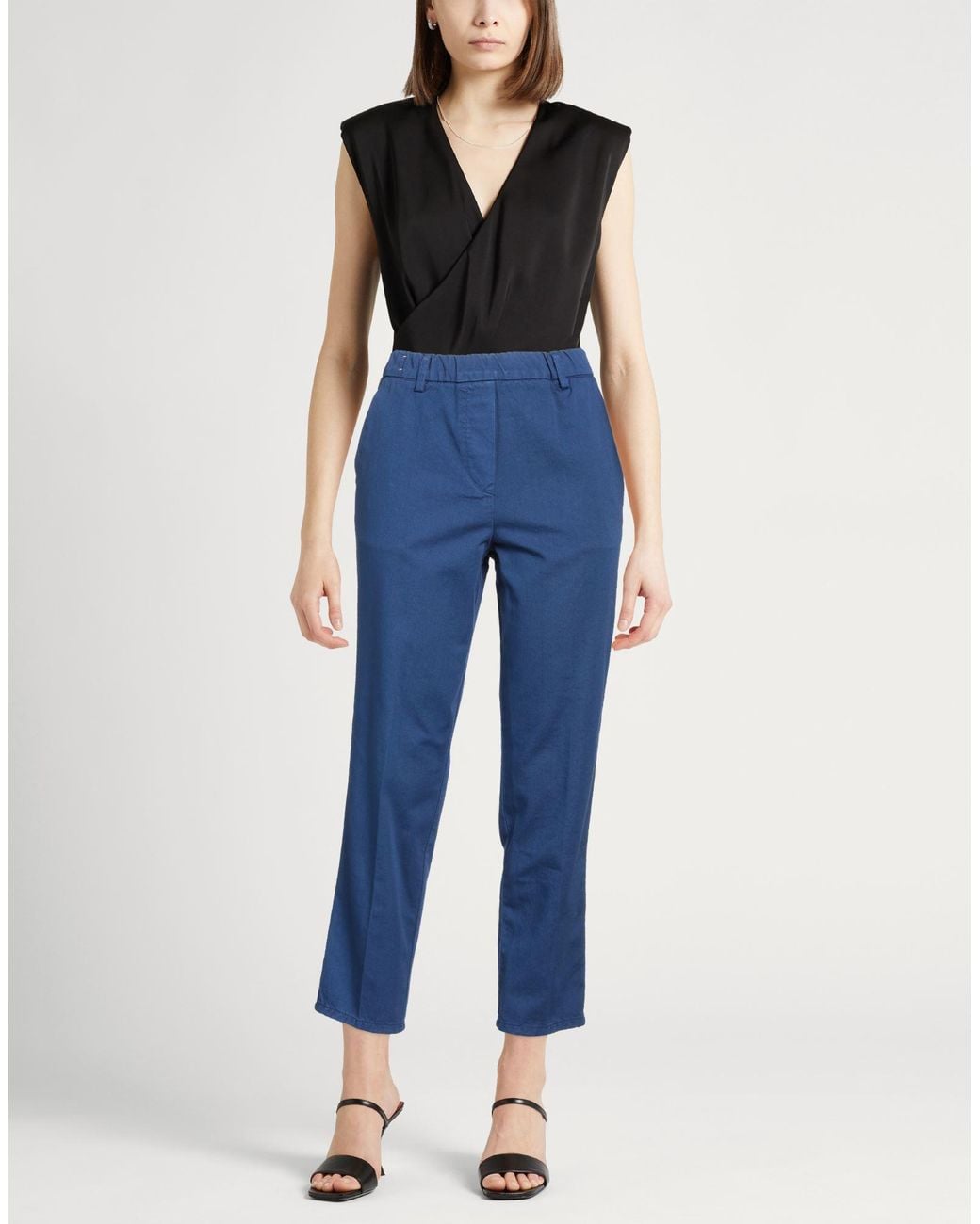 Pantalon Alysi en coloris Blue