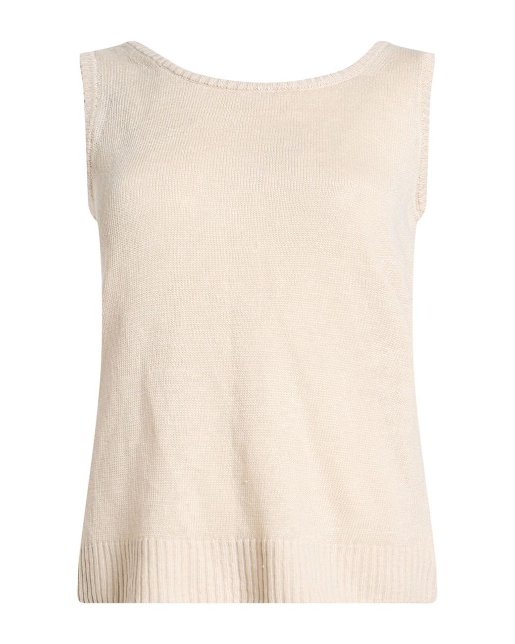 Max Mara Natural Top Linen