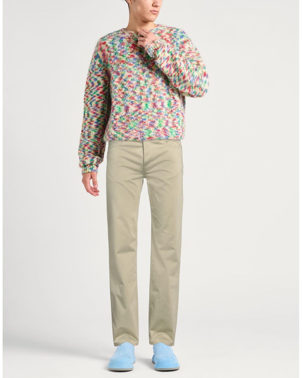Pantalone di AMI in Natural da Uomo