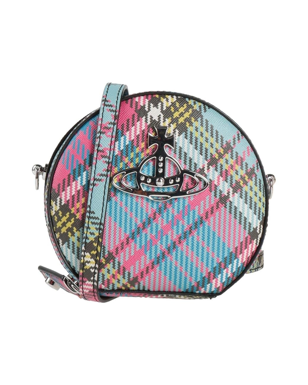 Vivienne Westwood Blue Cross-Body Bag Textile Fibers