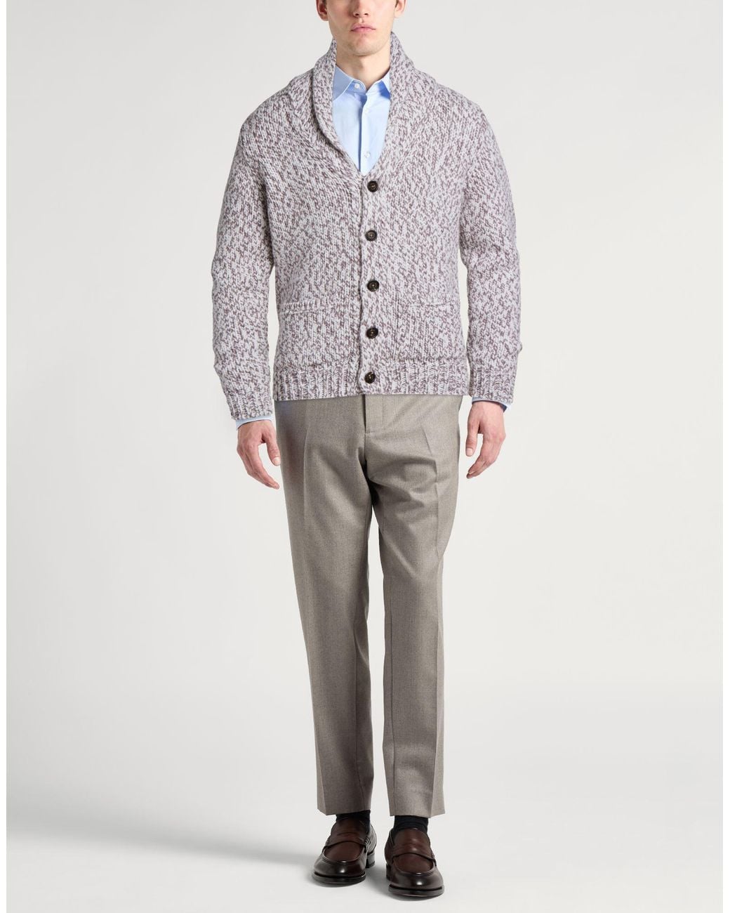 Cardigan Eleventy pour homme en coloris Gray