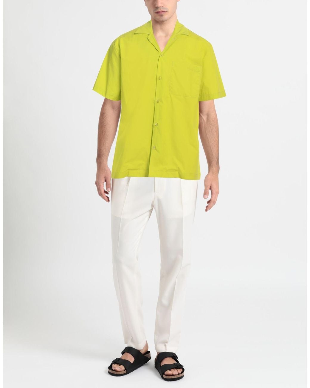 Amaranto Yellow Shirt for men