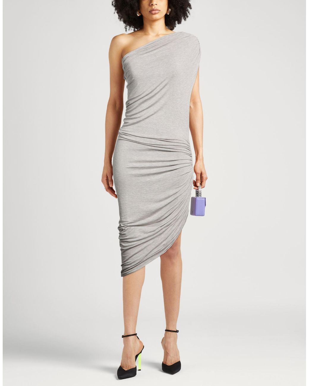 Norma Kamali Gray Mini Dresses