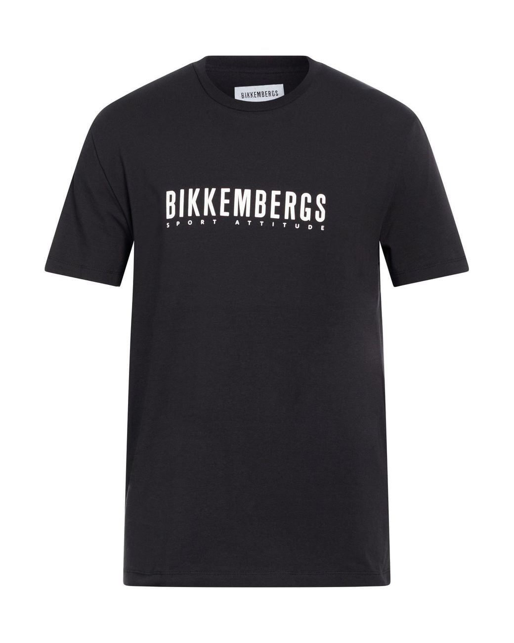 Bikkembergs Black T-Shirt Cotton, Elastane for men