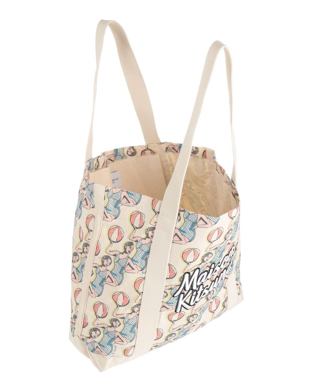 Maison Kitsuné White Handbag