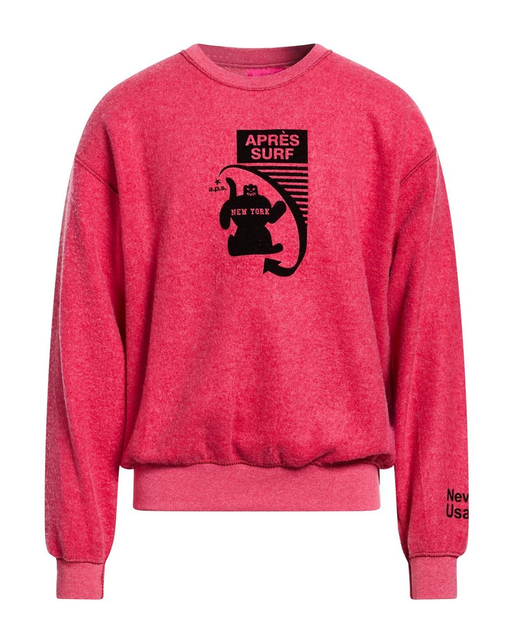APRÈS SURF Pink Sweatshirts for men