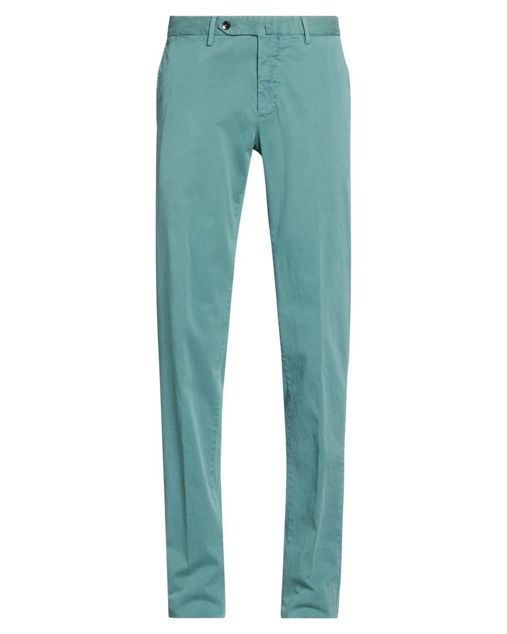 PT Torino Blue Pants Cotton, Elastane for men