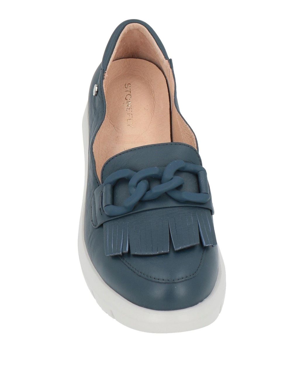 Stonefly Blue Loafers Leather