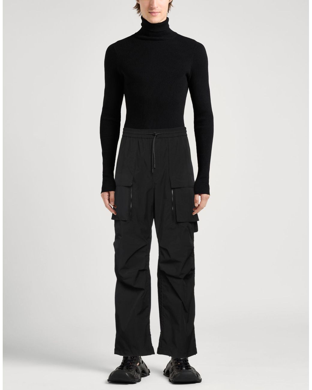Juun.J Black Trouser for men