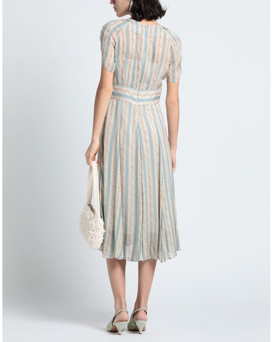 DSquared² White Midi Dress