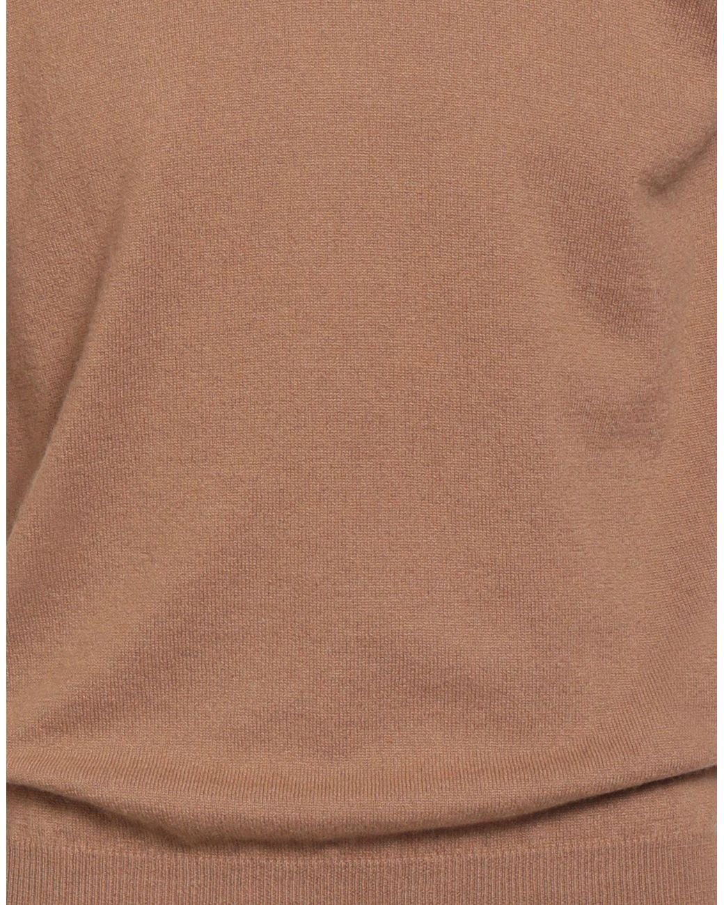 Alpha Studio Brown Camel Sweater Wool, Cashmere for men