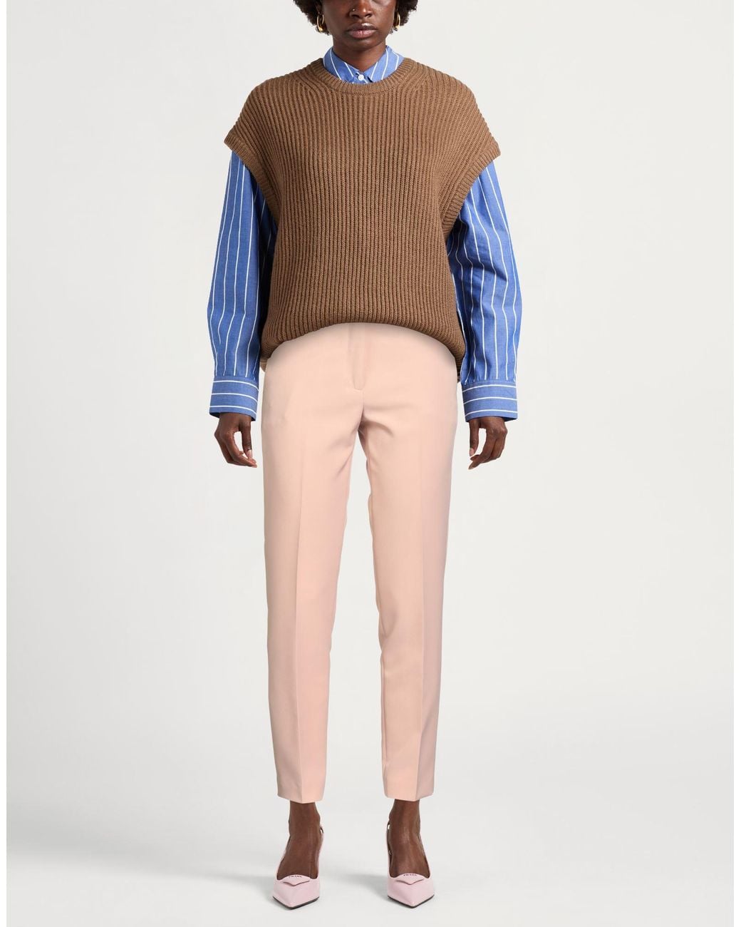 SEVENTY VENEZIA Natural Trouser