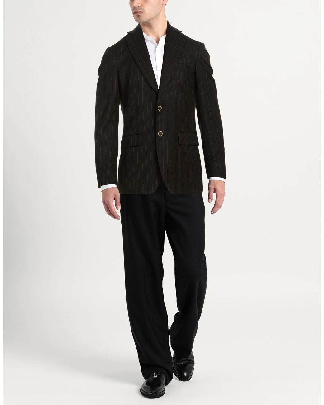 MARSĒM Black Blazer Polyester, Viscose, Elastane for men