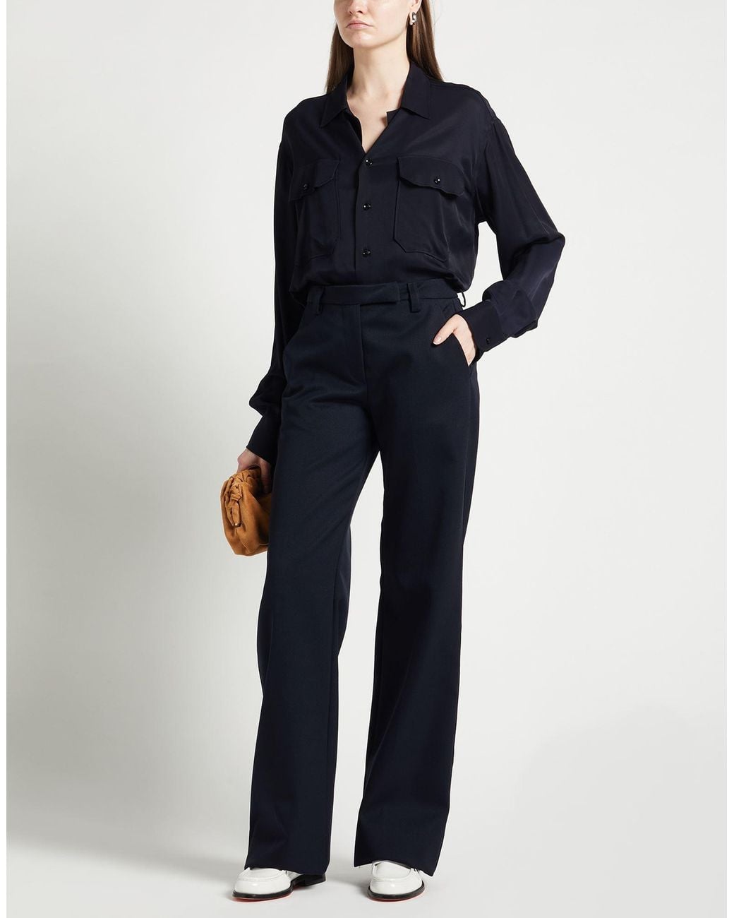 1989 STUDIO Blue Midnight Pants Virgin Wool