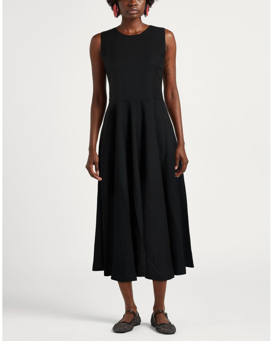 Officine Generale Black Maxi Dress