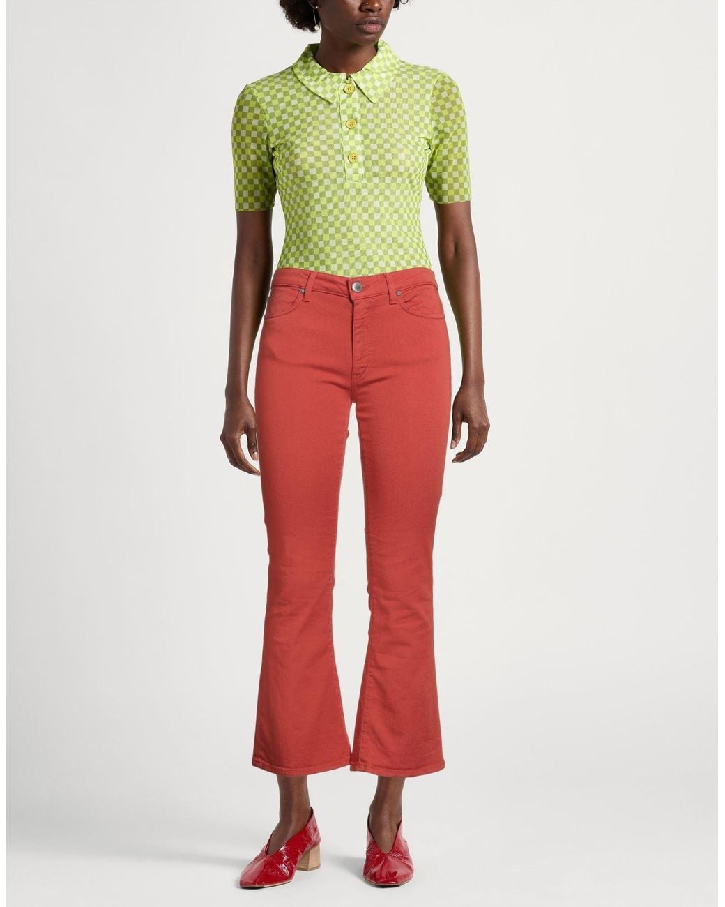 Dondup Red Jeans